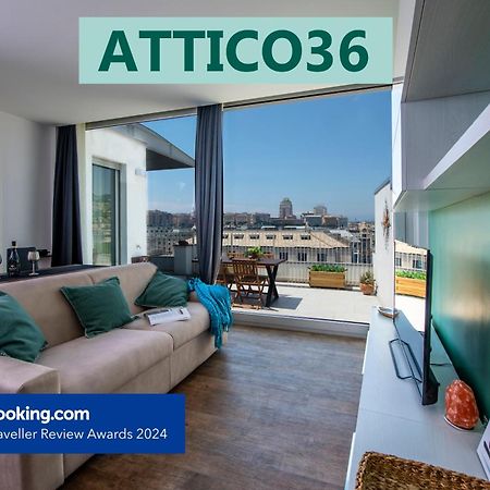 Апартаменти Attico Luxury Con Parcheggio E Terrazza Vista Mozzafiato Генуя Екстер'єр фото