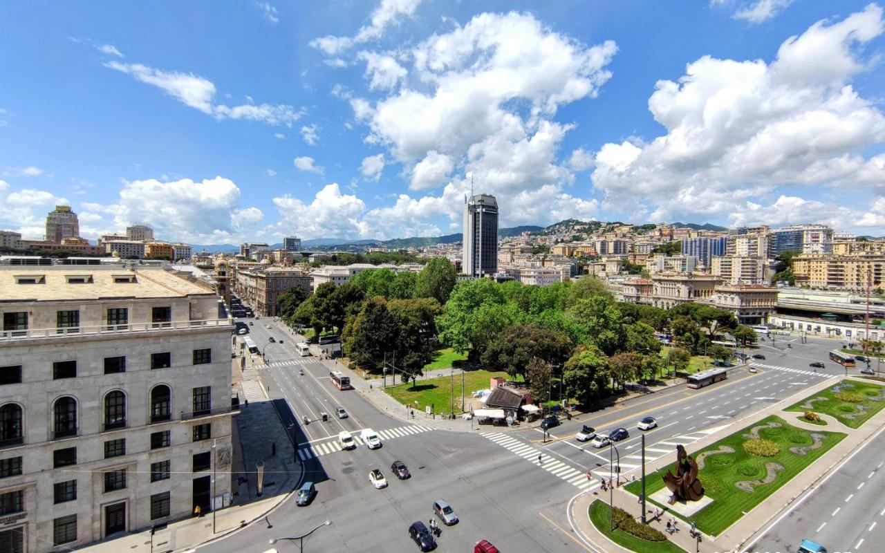 Апартаменти Attico Luxury Con Parcheggio E Terrazza Vista Mozzafiato Генуя Екстер'єр фото
