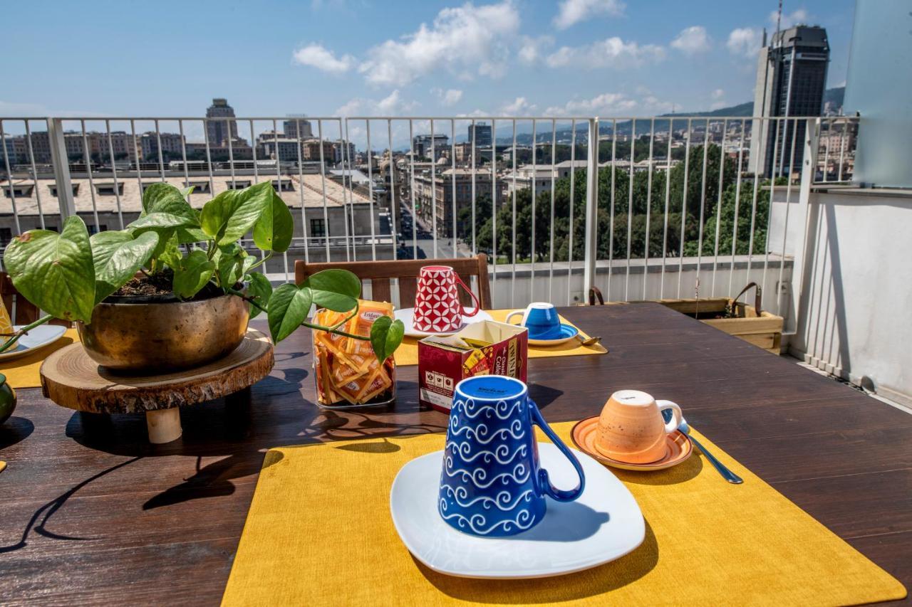 Апартаменти Attico Luxury Con Parcheggio E Terrazza Vista Mozzafiato Генуя Екстер'єр фото